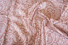 Load image into Gallery viewer, Detailed Tan Paisley Wild Rag