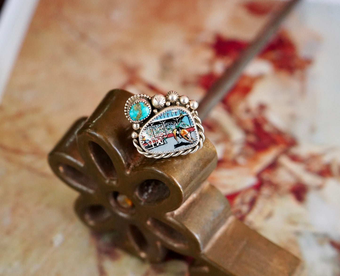 Rodeo Scene Ring - Sz 8