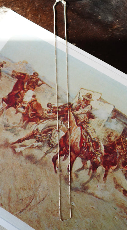 Italy Sterling Silver No Tangle Necklace Chains