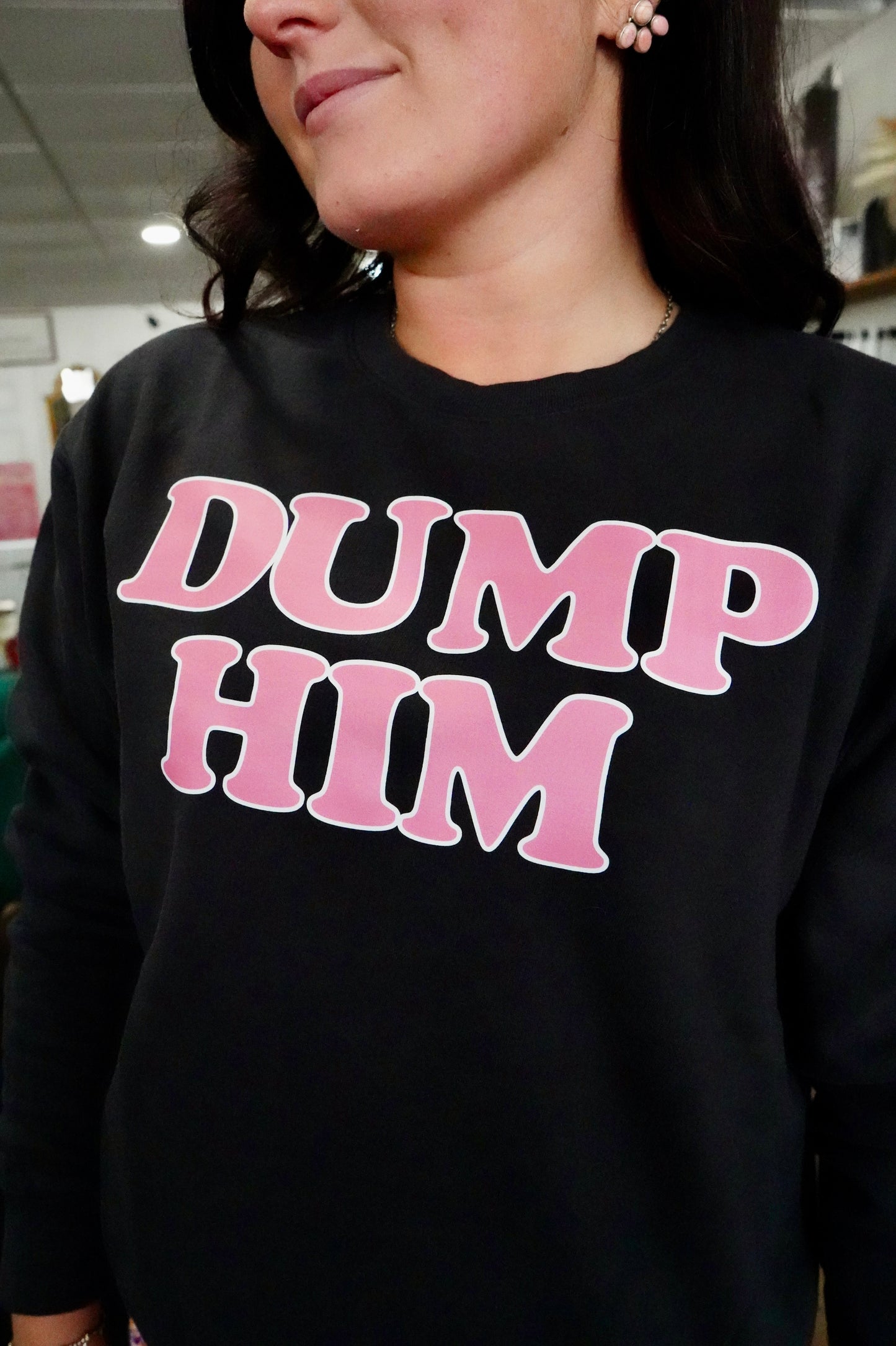 Dump Him Comfort Colors Crewneck Sweatshirt