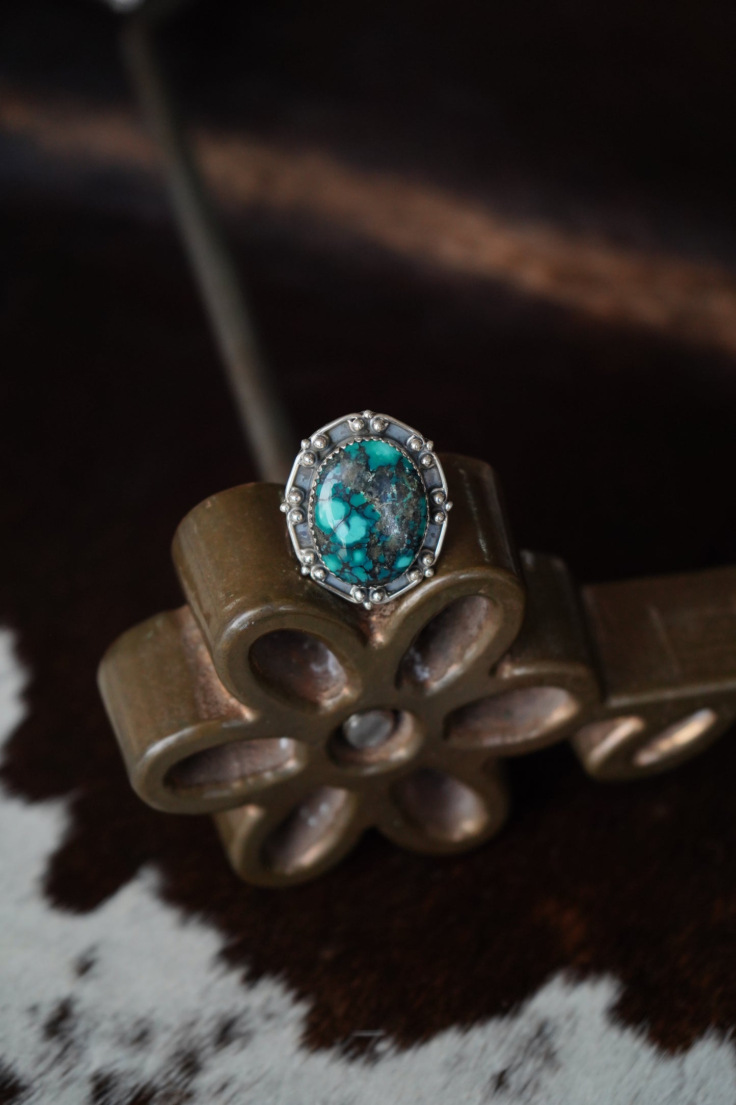 Lander Turquoise Rings - Adjustable