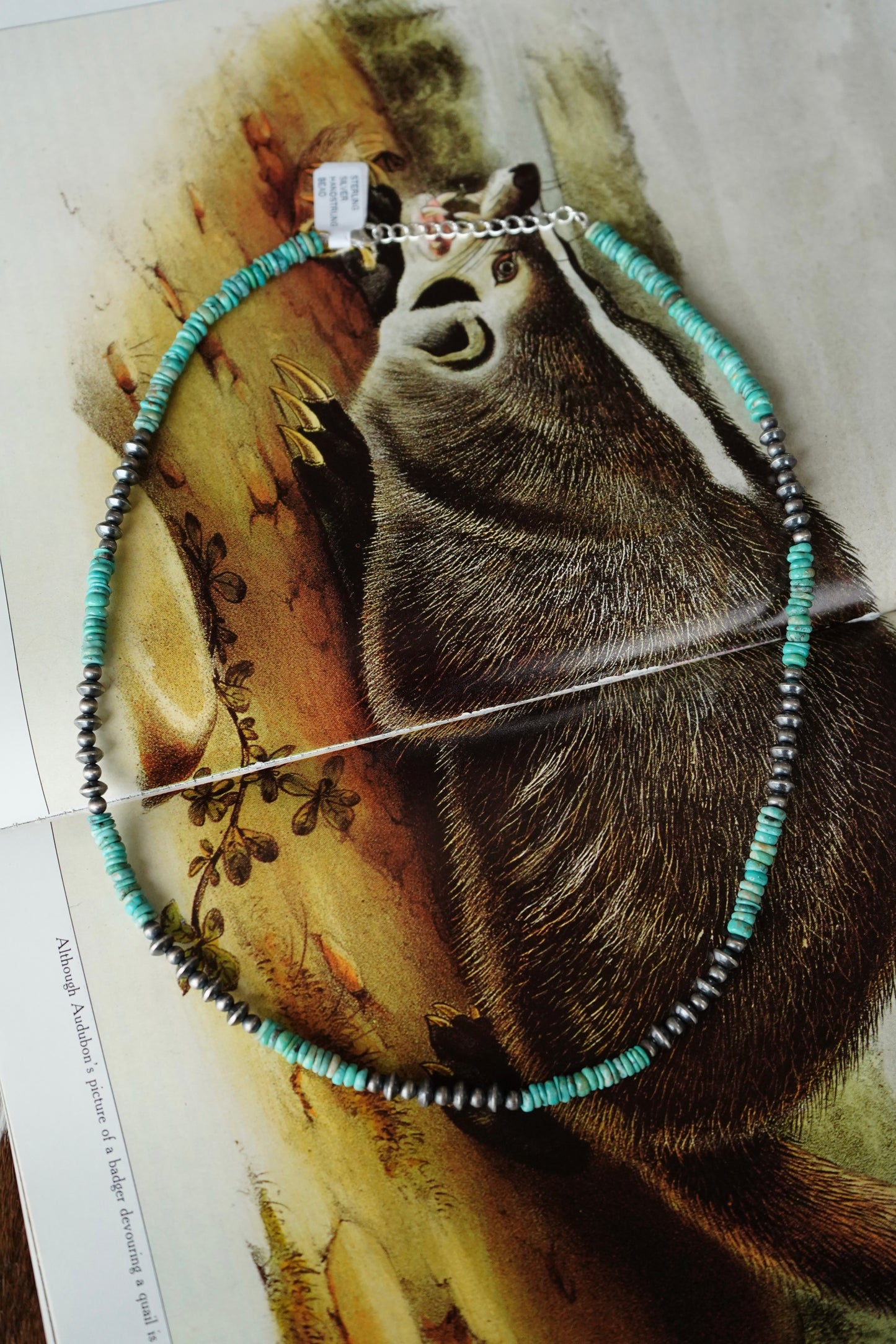 Navajo Pearl w/ Turquoise Chips Necklaces