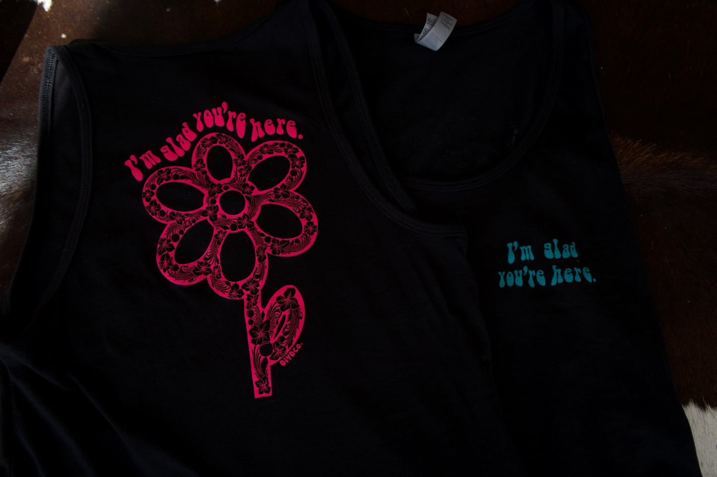 Glad You’re Here Cropped Tank Top