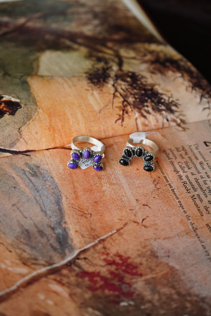 Turquoise Naja Rings - Adj