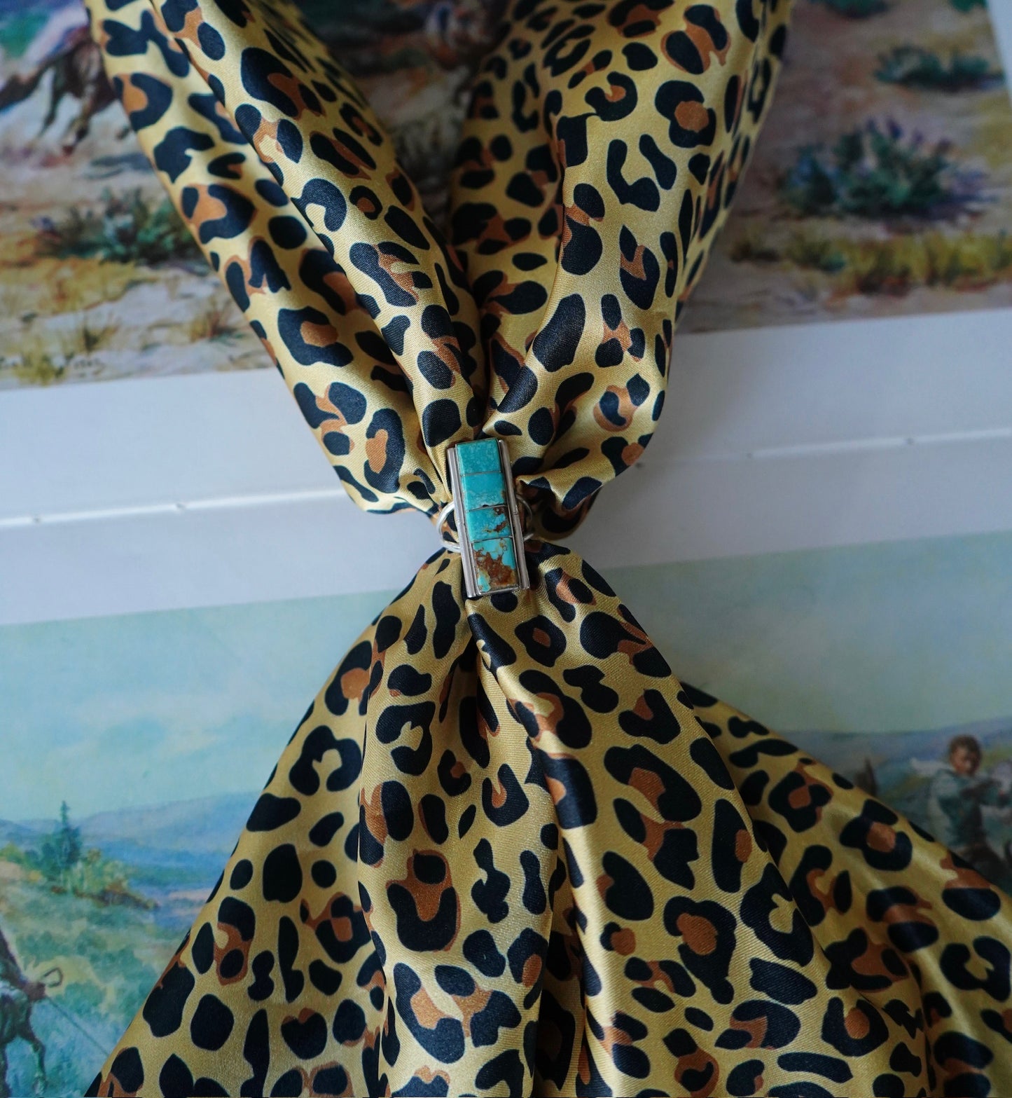 Painted Leopard Wild Rag