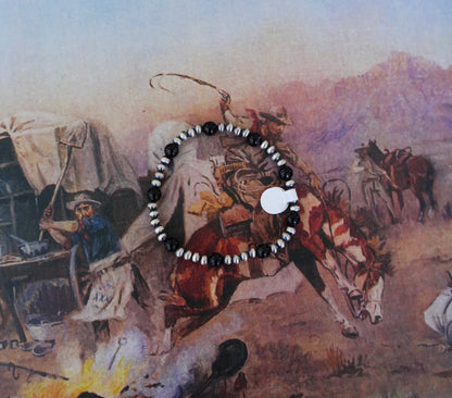 Sterling Silver Pearls Stretchy Bracelets