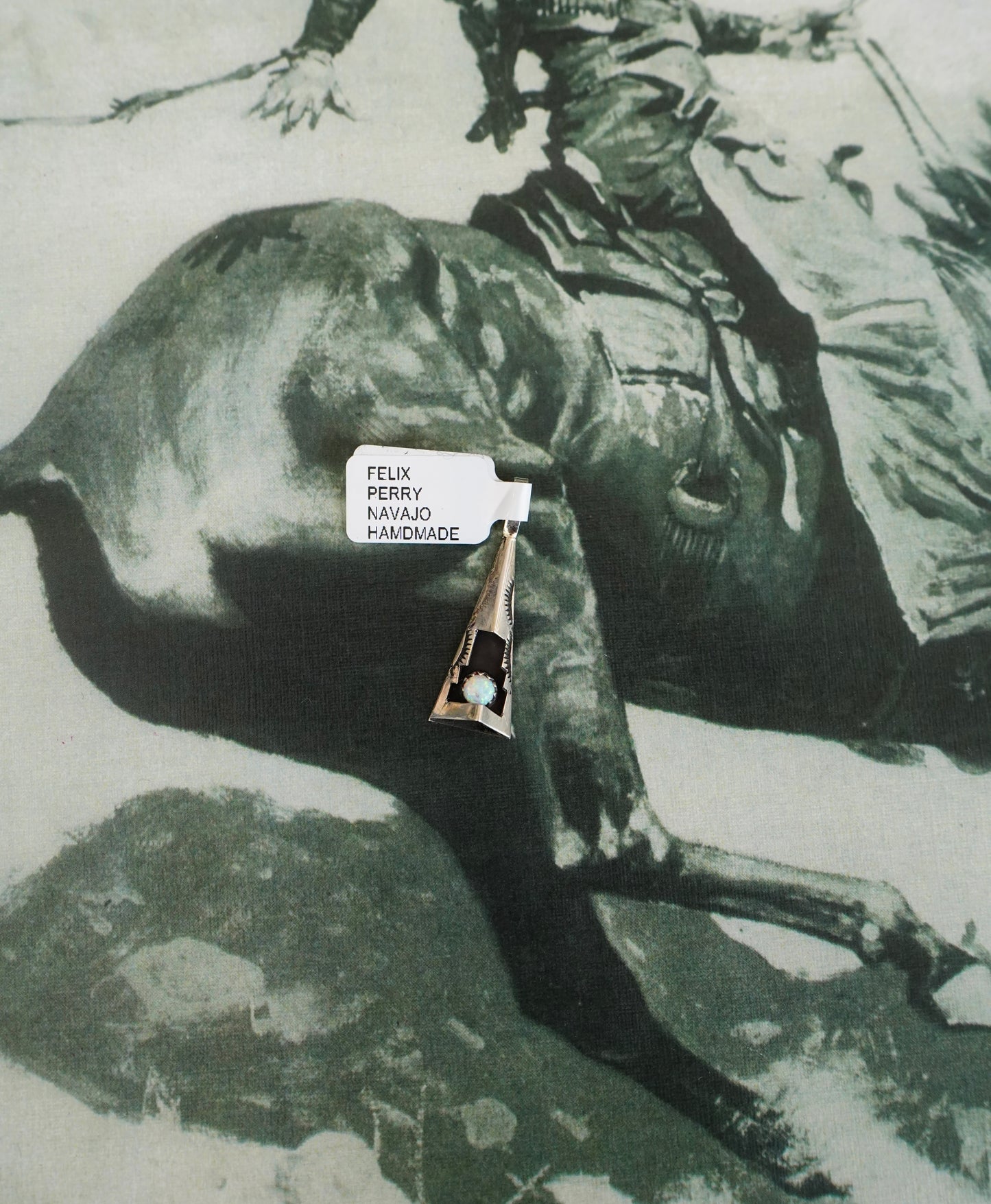 Felix Perry Shadow Box White Opal Pendant