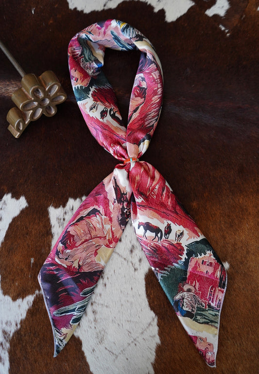 Woven Sedona Scene Wild Rag