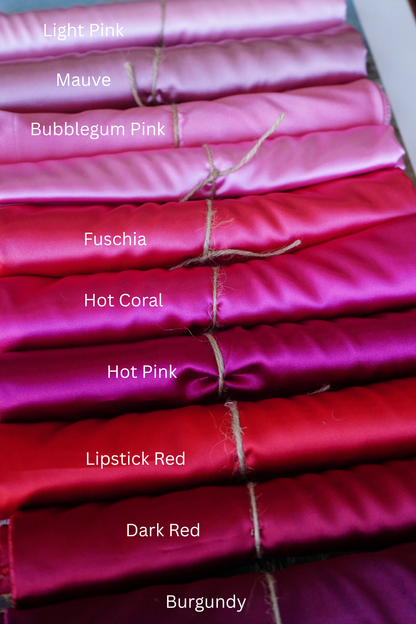 Red & Pink Solid Wild Rags