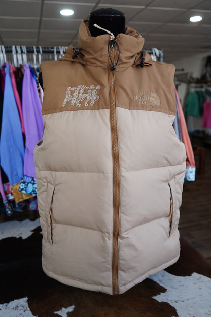 L - The North Face Vest w/ Daisy Spades Vest