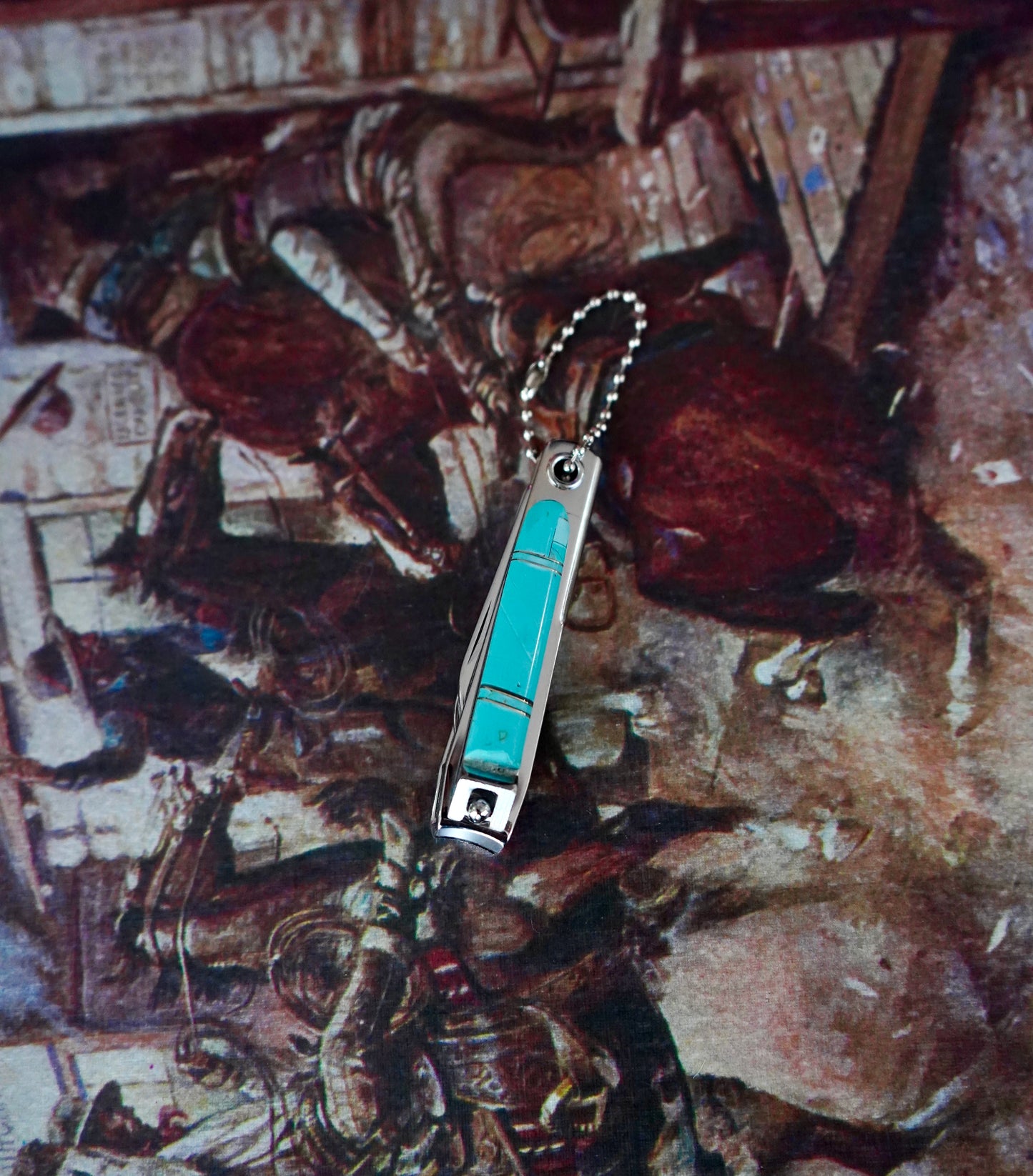 Turquoise Nail Clippers
