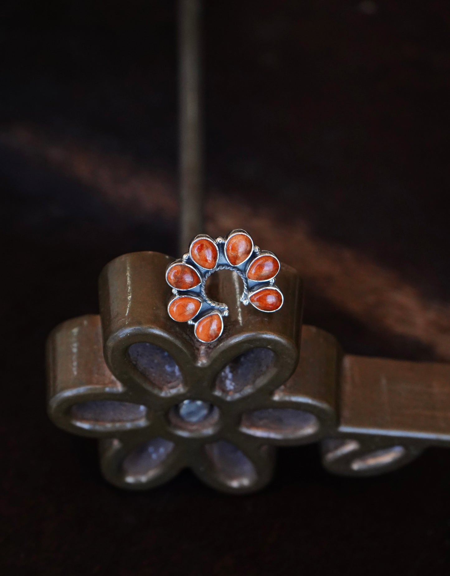 Turquoise Naja Rings - Adj