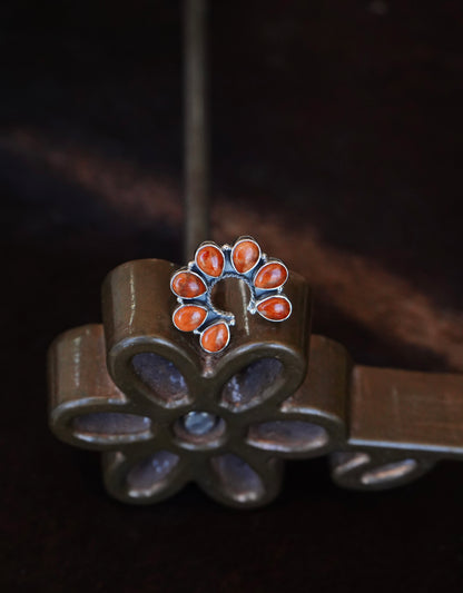 Turquoise Naja Rings - Adj