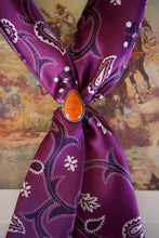 Load image into Gallery viewer, Purple Latigo Leather DS Wild Rag