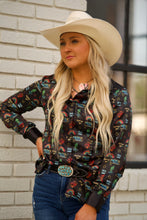 Load image into Gallery viewer, DiYDCo Original Handmade Neon Moon Western Shirt