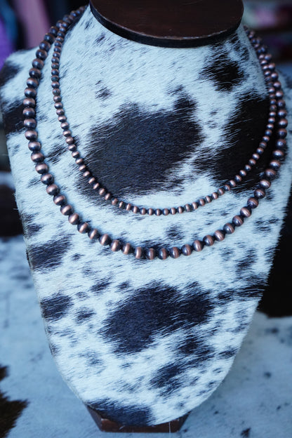 Copper Pearl Necklaces