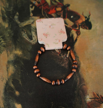 Copper Pearl Stretchy Bracelets