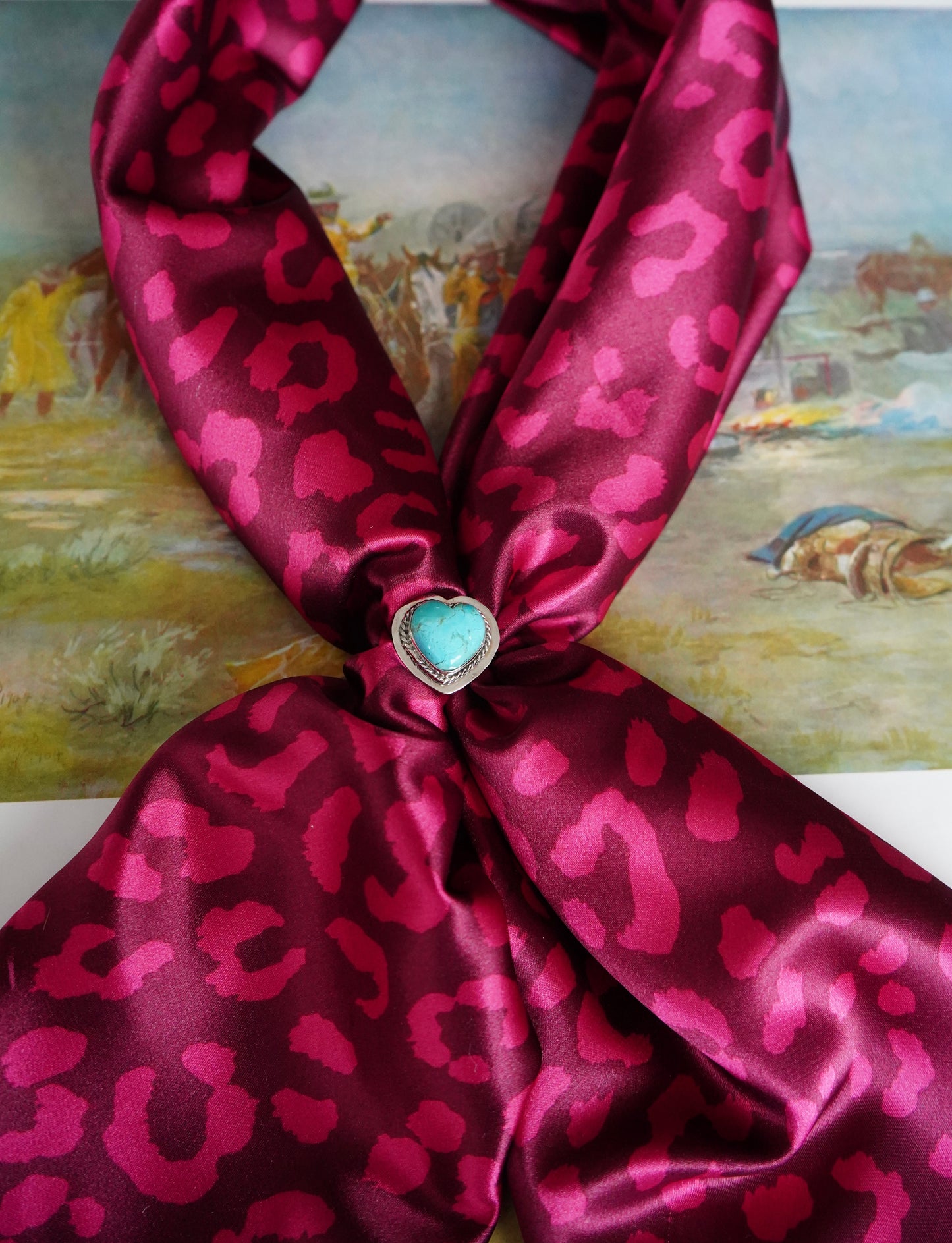 Tone on Tone Cheetah Wild Rag