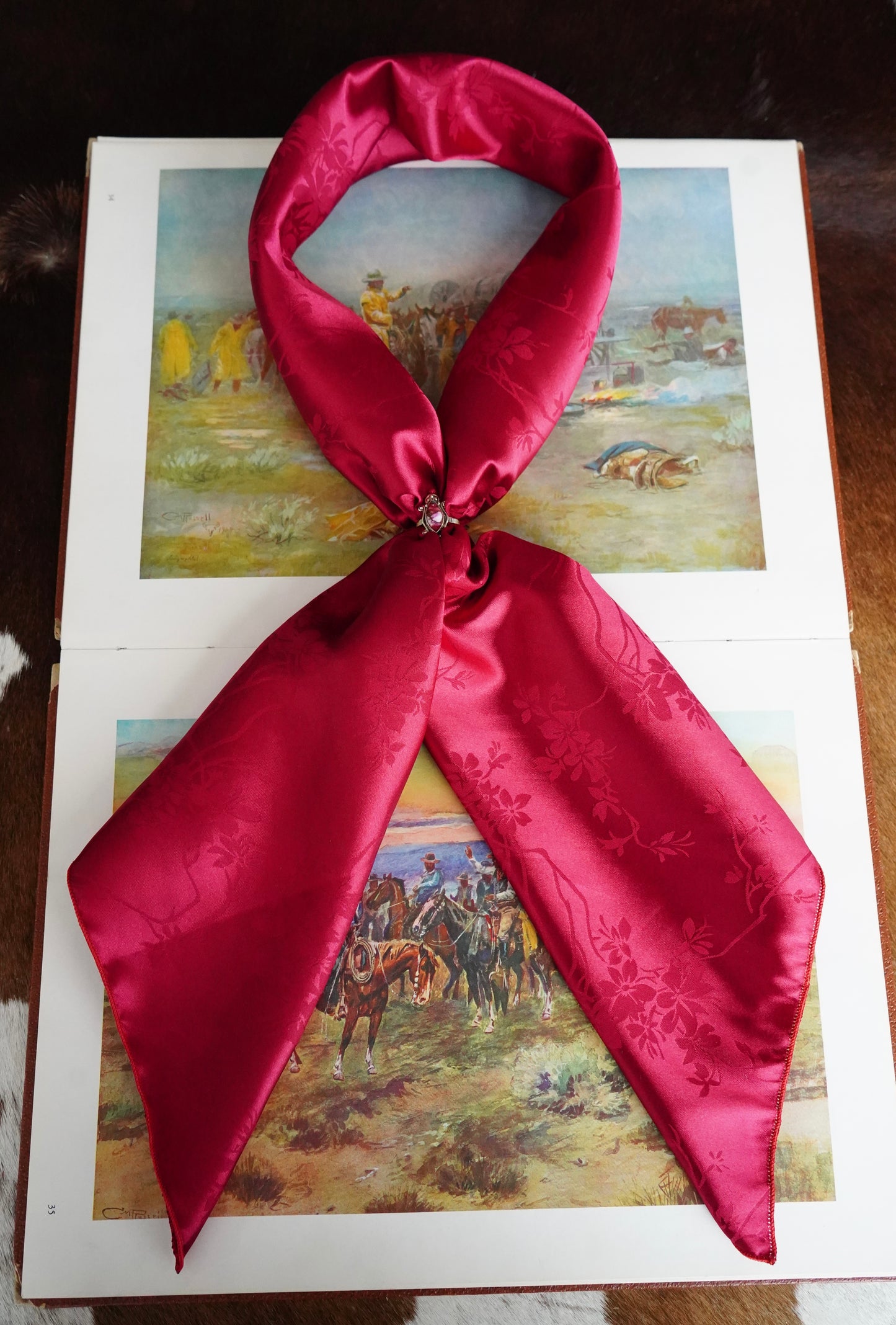 Floral Jacquard DS Wild Rags