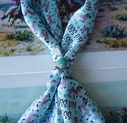 Kiss My Donkey Wild Rag