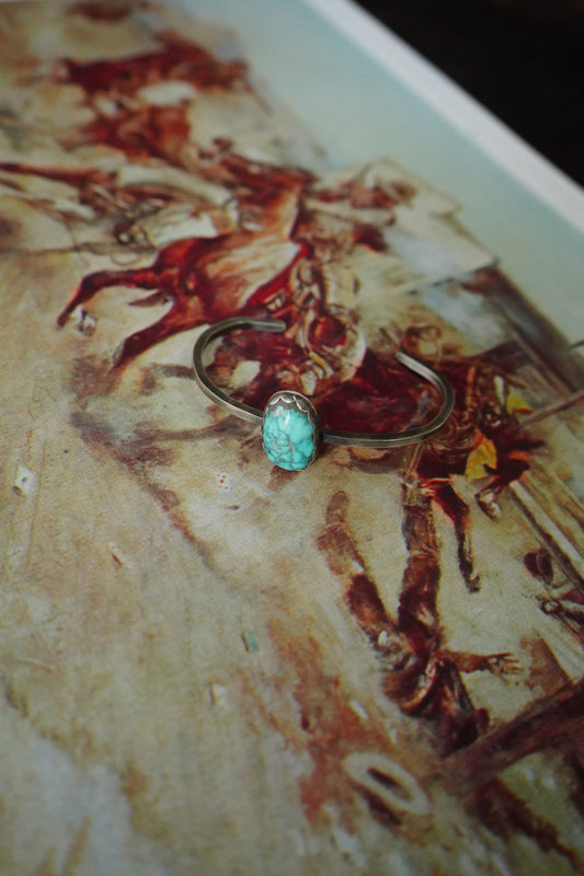 Simple Turquoise Band Cuff