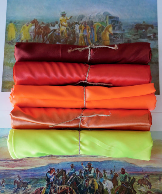 Yellow & Orange Solid Wild Rags