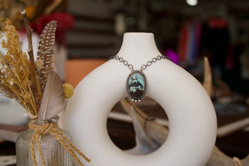 Blackjack Turquoise Necklace