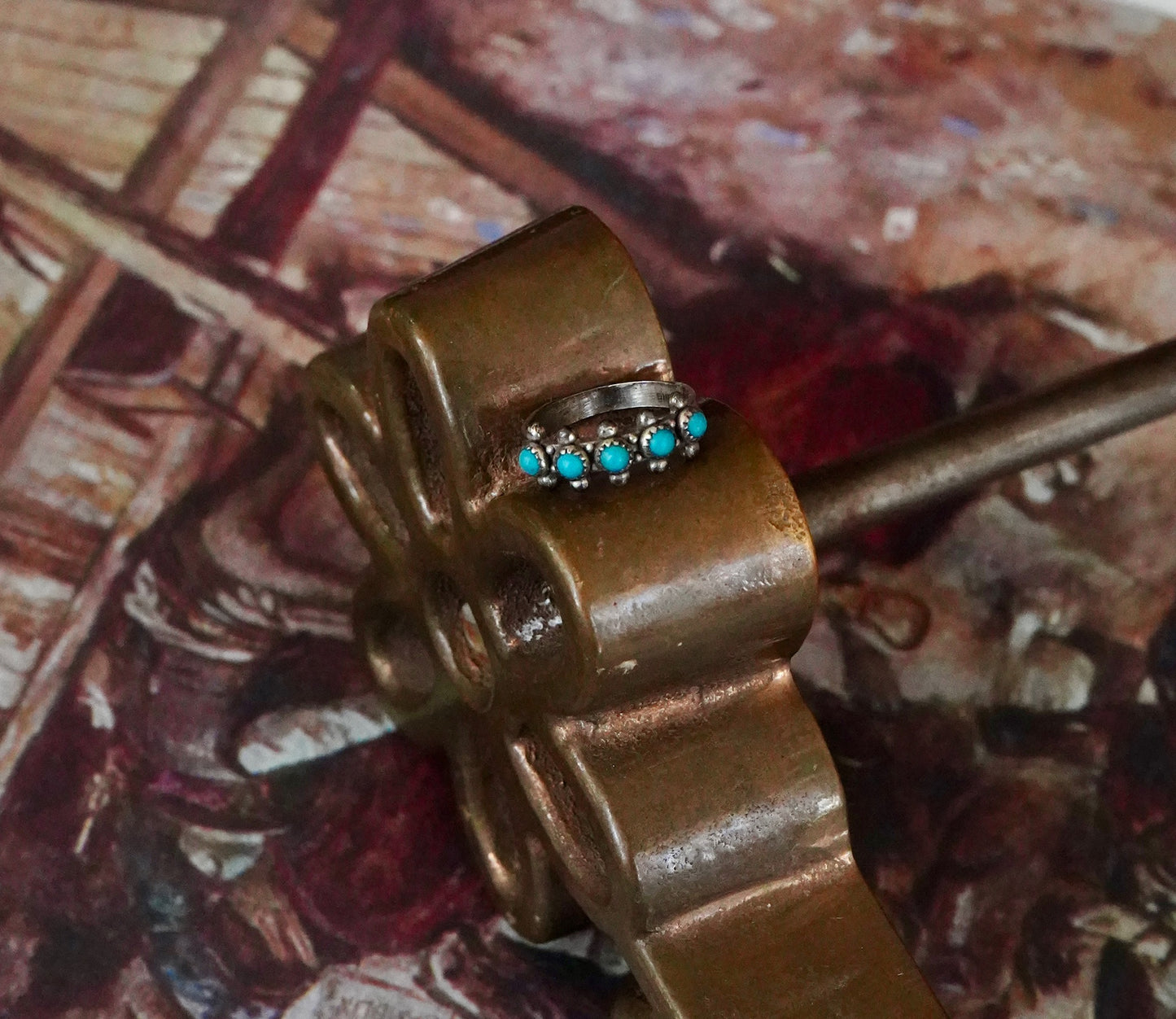 Vintage Zuni Turquoise Rings