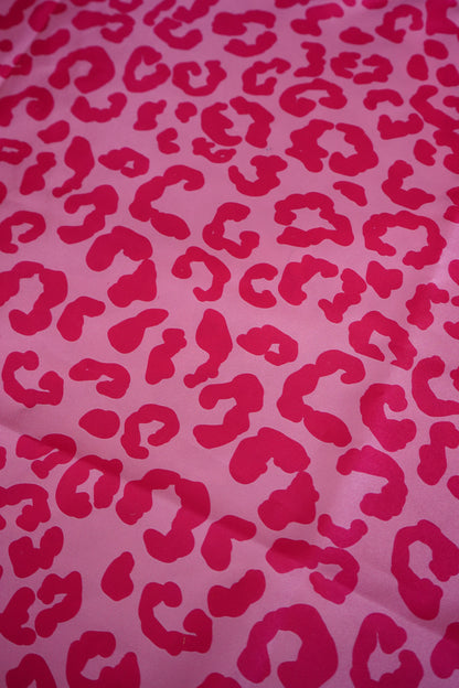 Hot Pink Cheetah Wild Rag