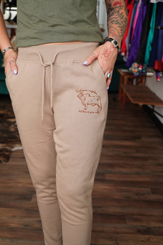 Brand Your Cattle Oversized Relaxed Fit Joggers