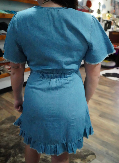 Cowgirls Cry Denim Dress