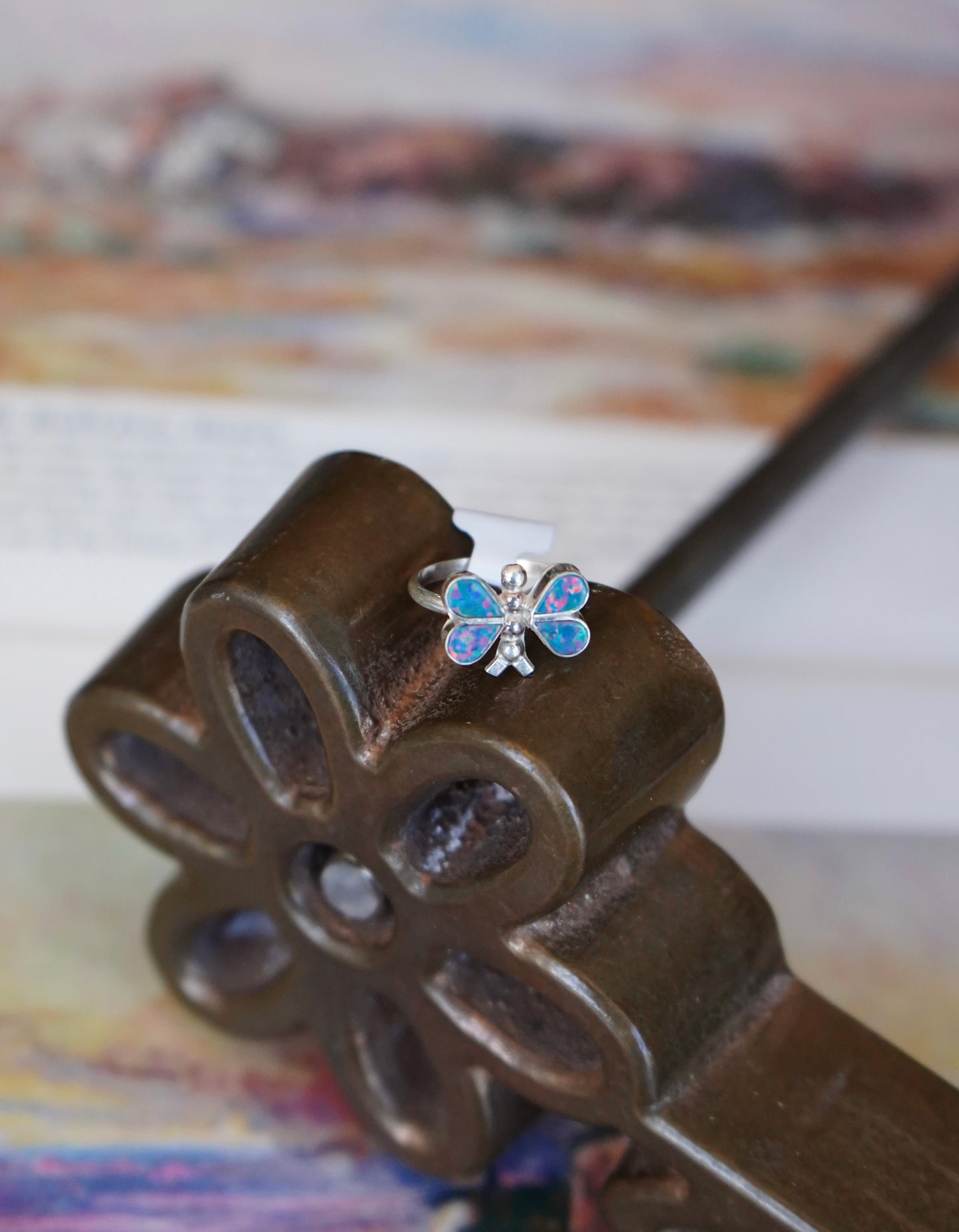 Swain Charlie Opal Butterfly Rings