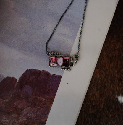 Cactus & Turquoise Bar Necklaces