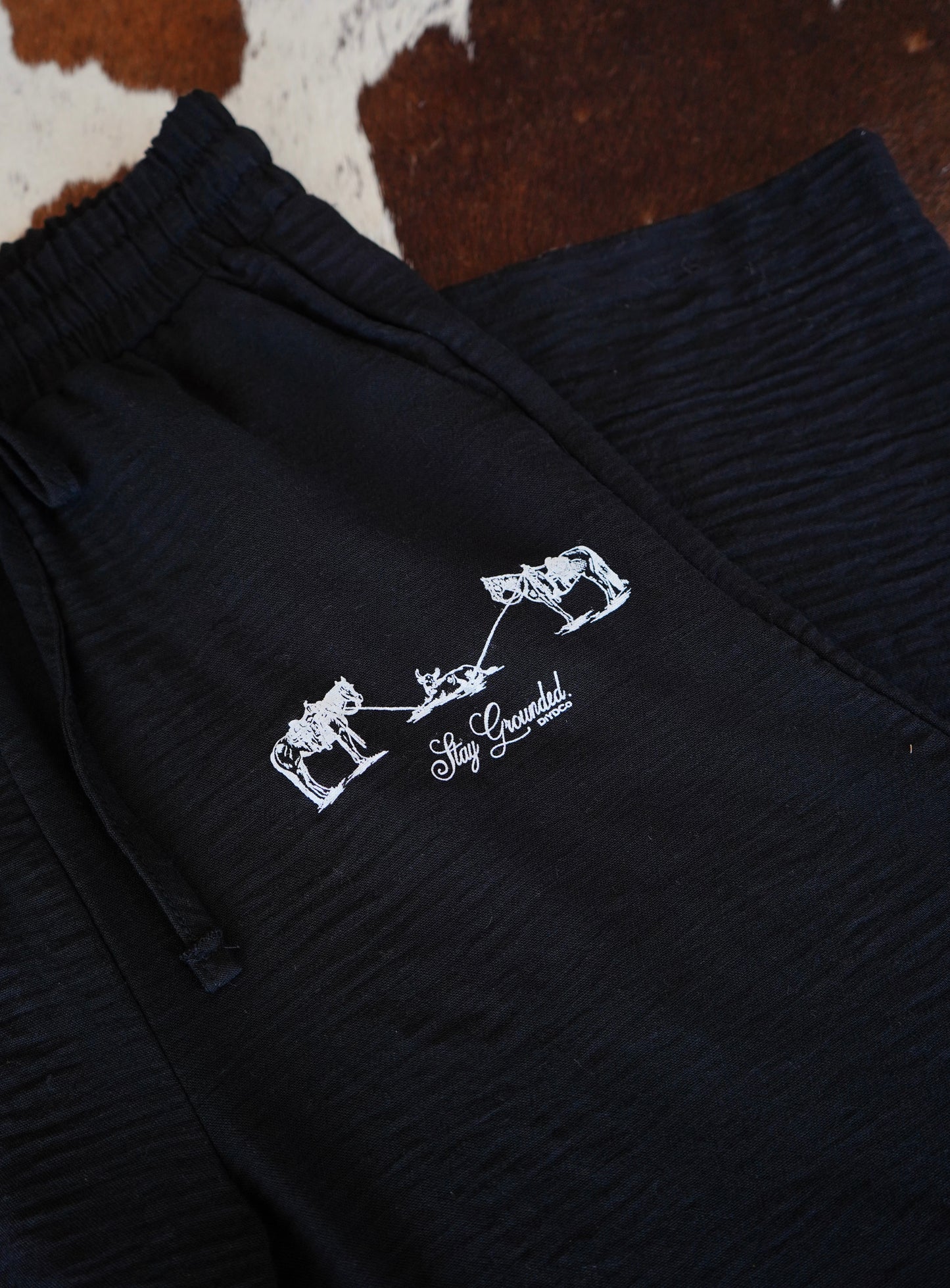 Stay Grounded Linen Sweatpants