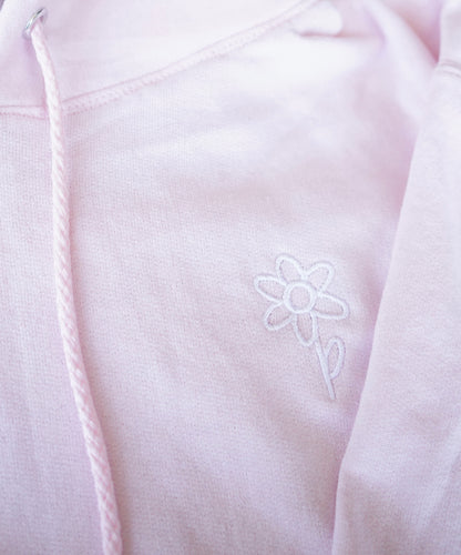 Daisy Branded Satin Lined Hoodies