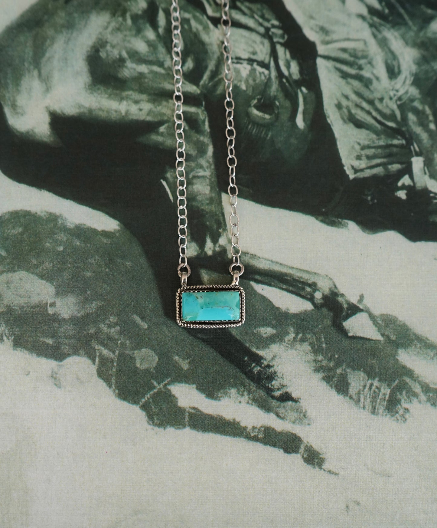Turquoise Bar Necklaces