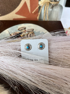 Dainty Detail & Turquoise Earrings