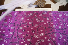 Load image into Gallery viewer, Purple Latigo Leather DS Wild Rag