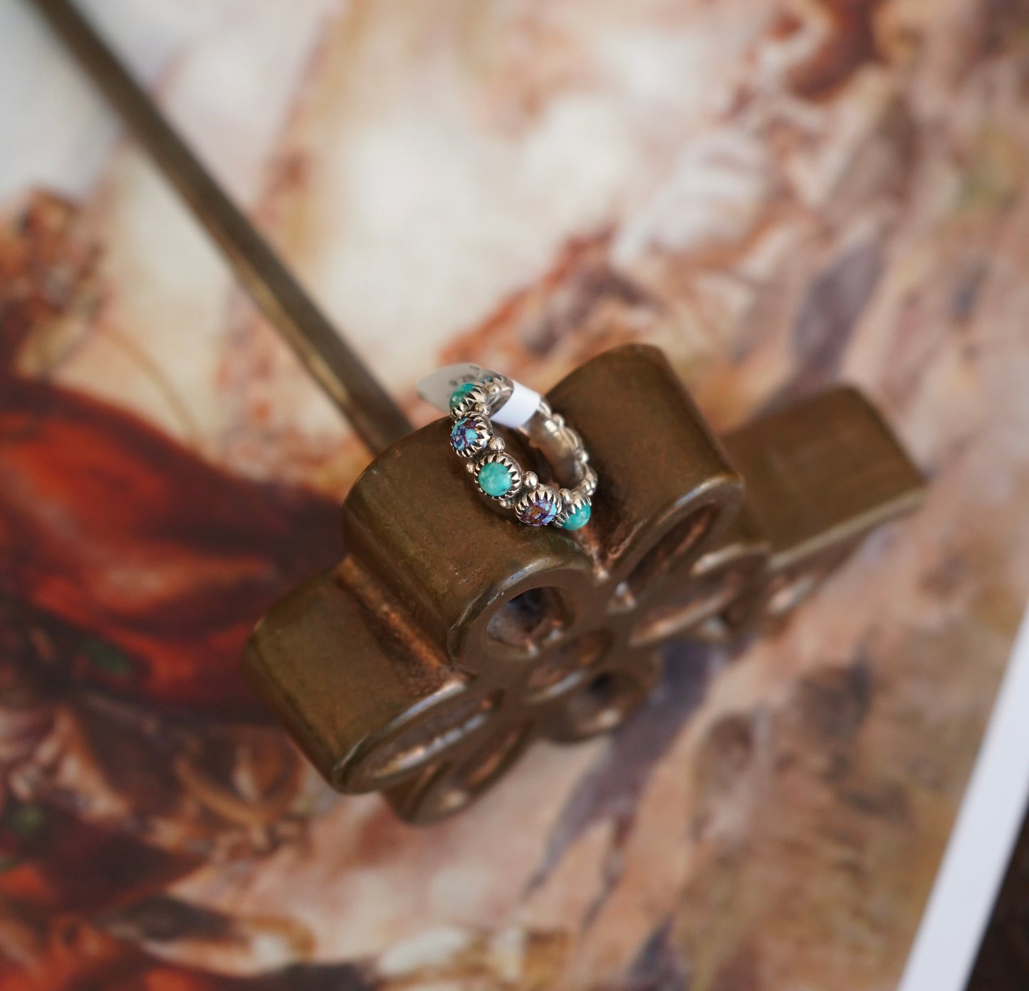 Purple Mojave Infinity Rings