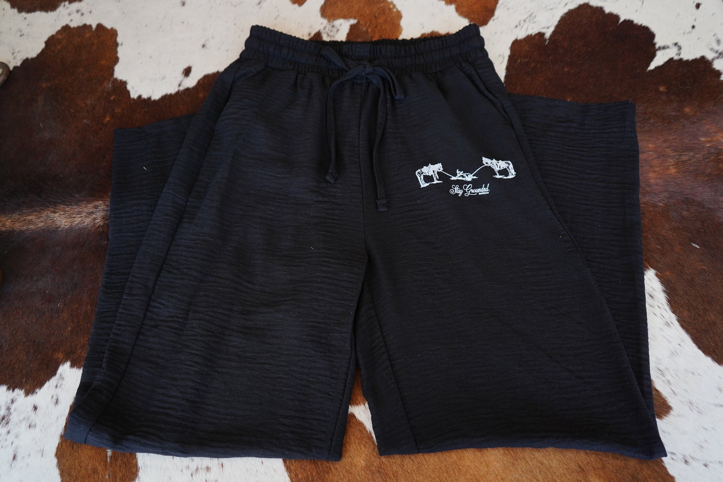 Stay Grounded Linen Sweatpants