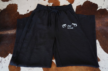 Stay Grounded Linen Sweatpants