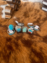 Load image into Gallery viewer, Authentic Turquoise Mens Rings