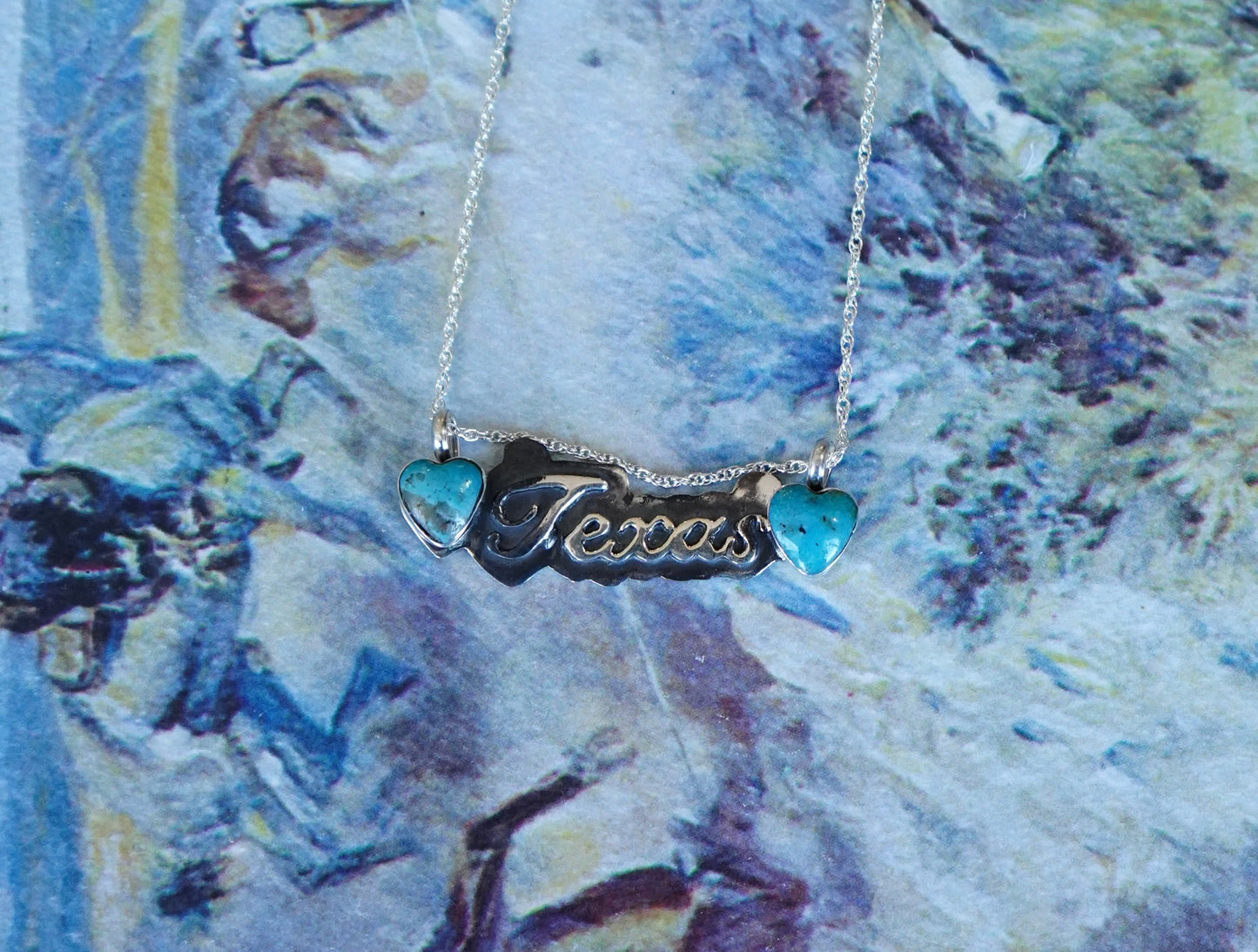 Myra Benally Turquoise Texas Necklace