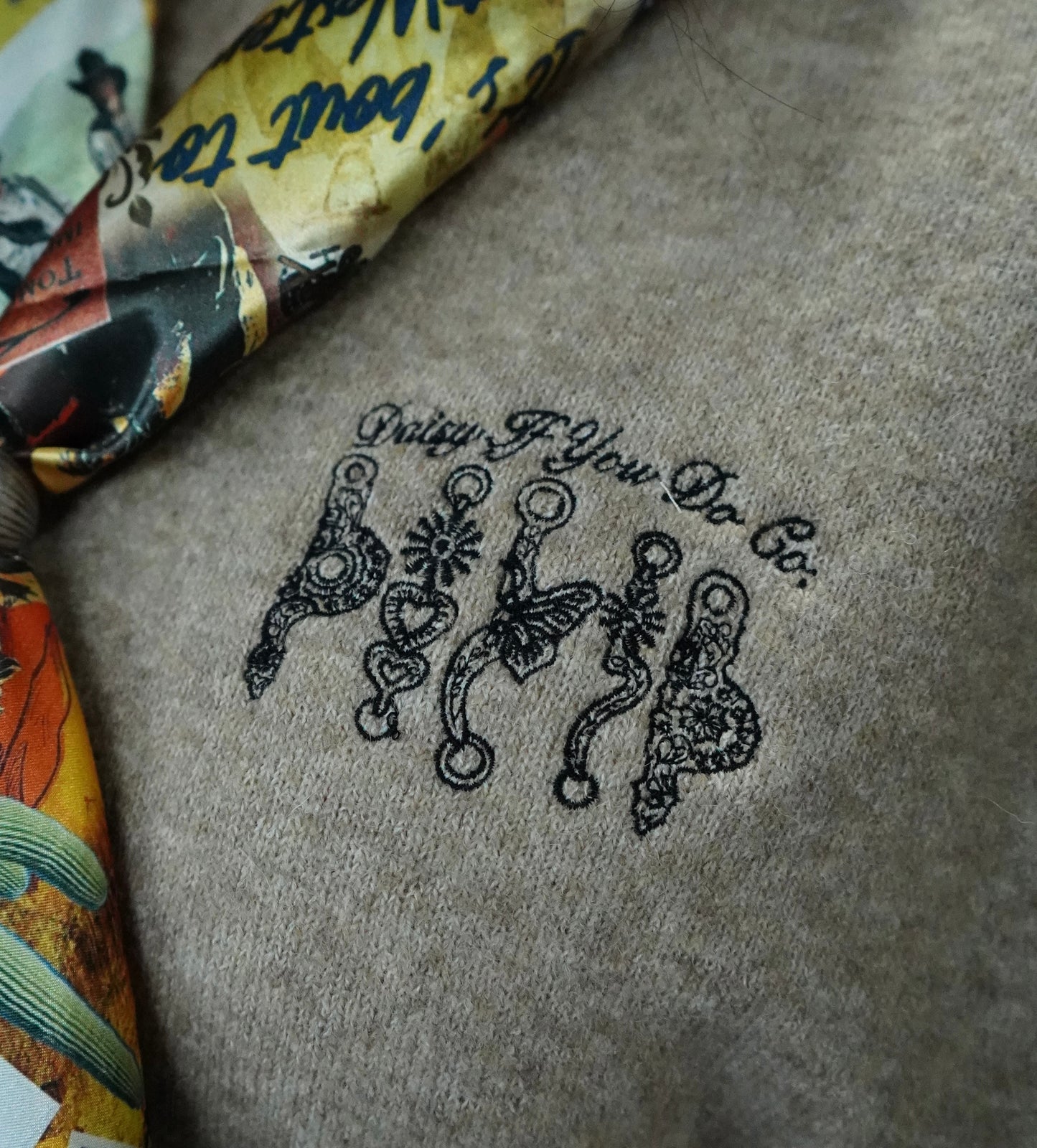 Daisy Spade Sweater Vest w/ Side Knots