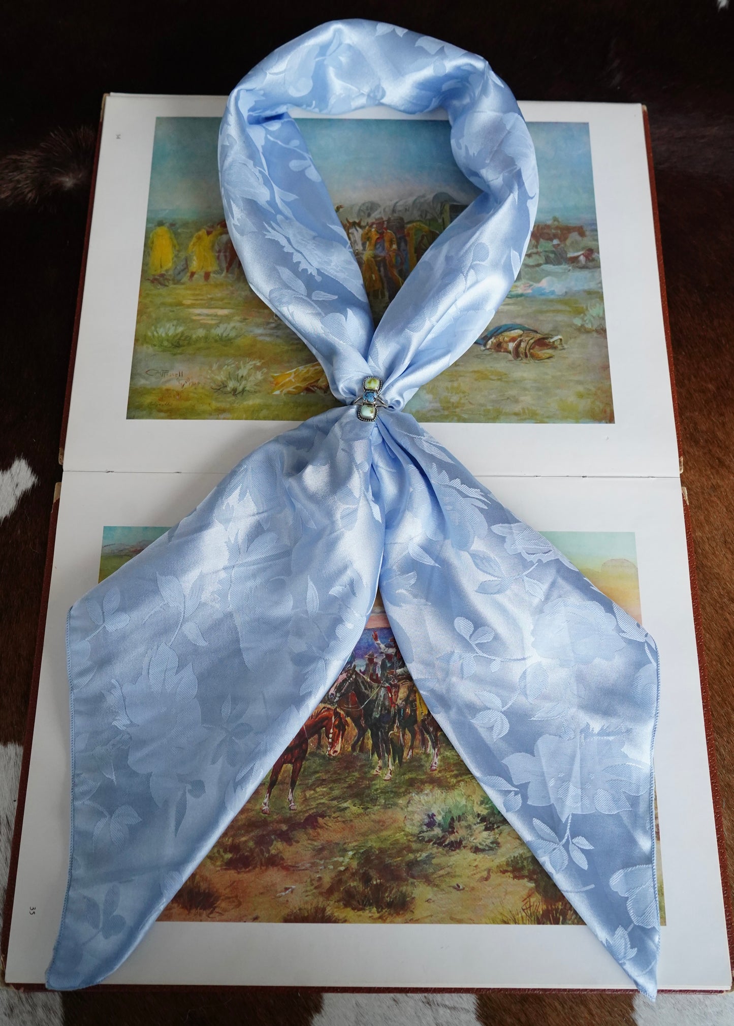 Floral Jacquard DS Wild Rags