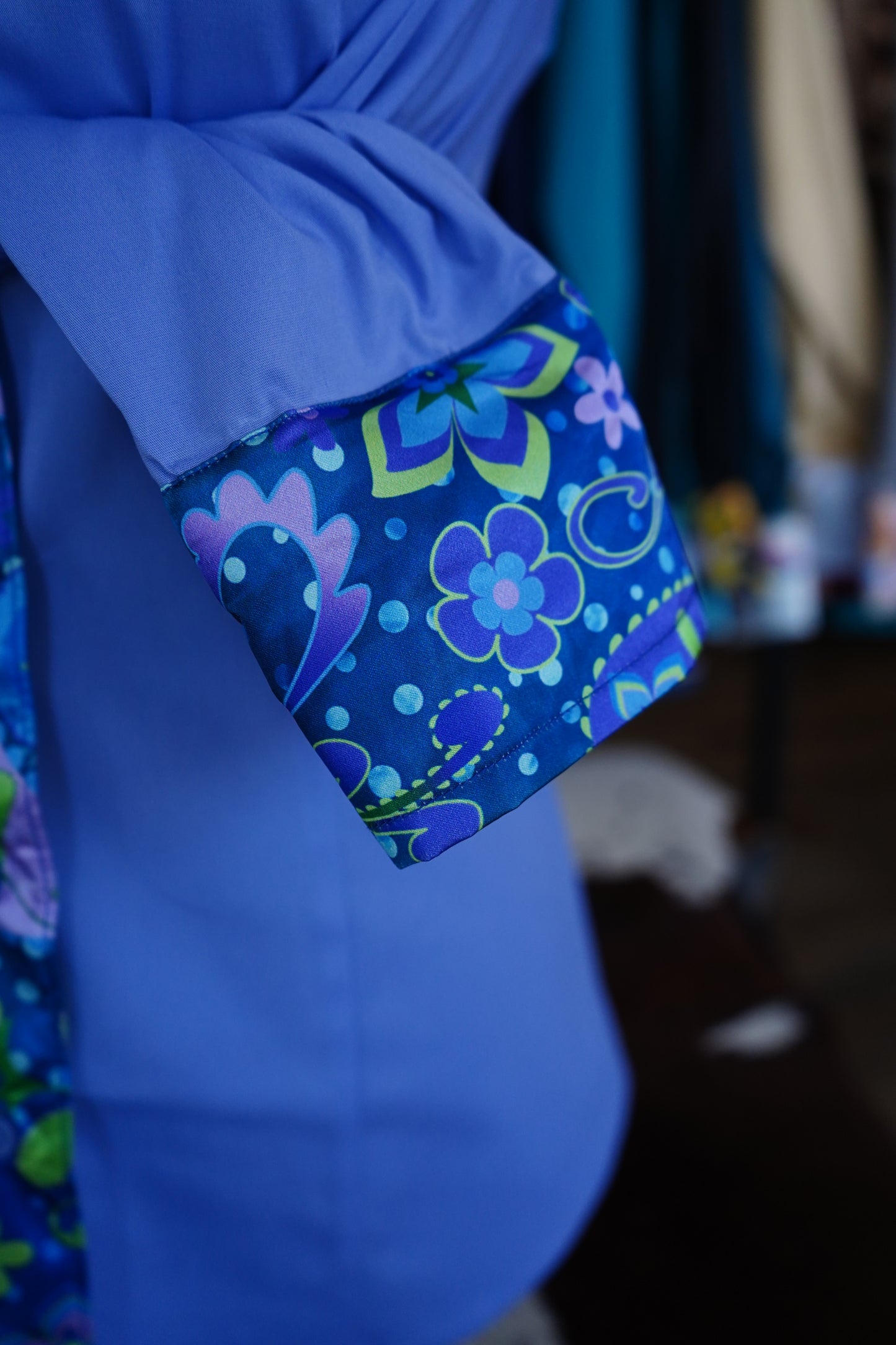 M - Mystery Man Paisley on Lilac Cotton Button Down