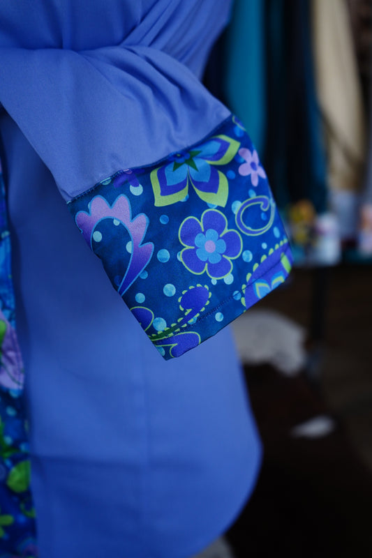 M - Mystery Man Paisley on Lilac Cotton Button Down