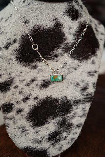 Dainty Stone & Snaffle Bit Necklaces