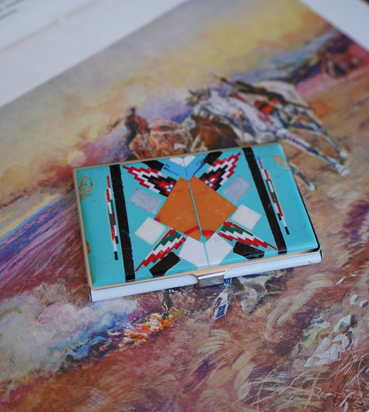 Turquoise Card Holder
