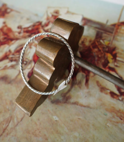 Caroline Tsosie Sterling Silver Bangles